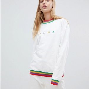 Puma Oversized Rainbow Sweatshirt